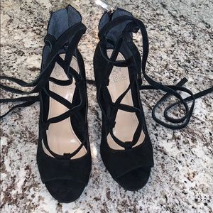 Vince Camuto lace up pumps